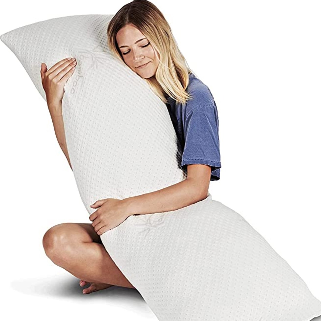 Can’t Sleep? This Top-Rated Cooling Body Pillow is $38 for Prime Day